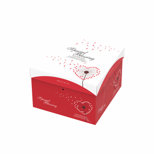 6吋上下蓋蛋糕盒_祝福 freeshipping - 薪鼎包裝